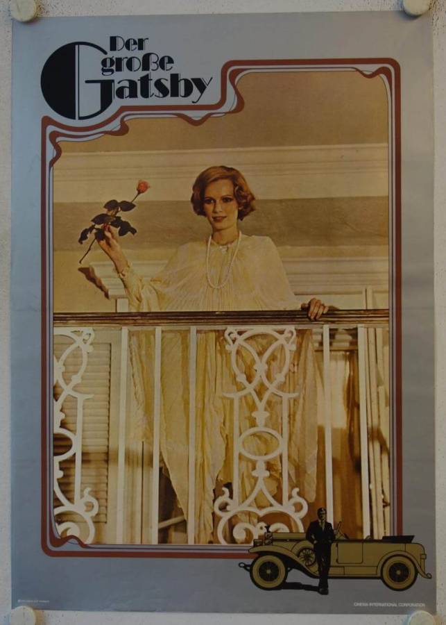 The Great Gatsby original release german movie poster set